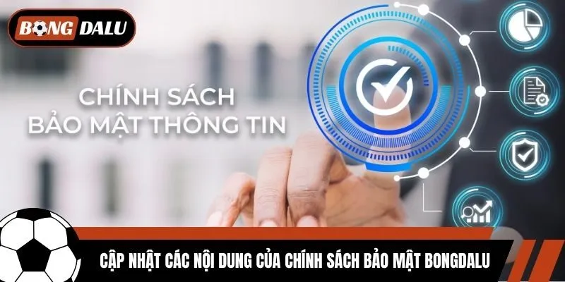 Cập nhật các nội dung của chính sách bảo mật Bongdalu