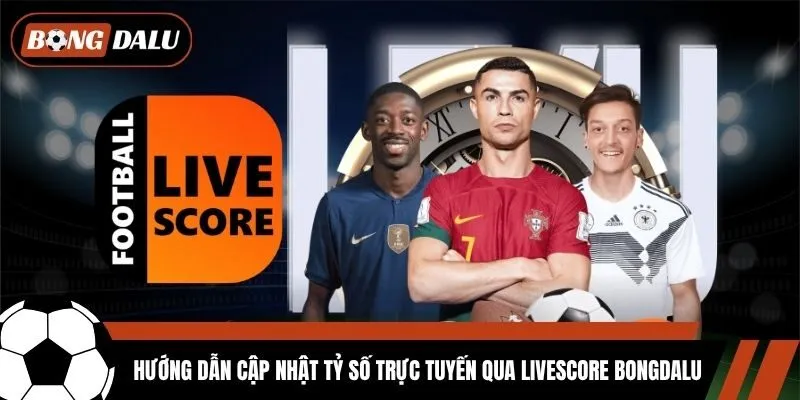 Hướng dẫn cập nhật tỷ số trực tuyến qua livescore Bongdalu